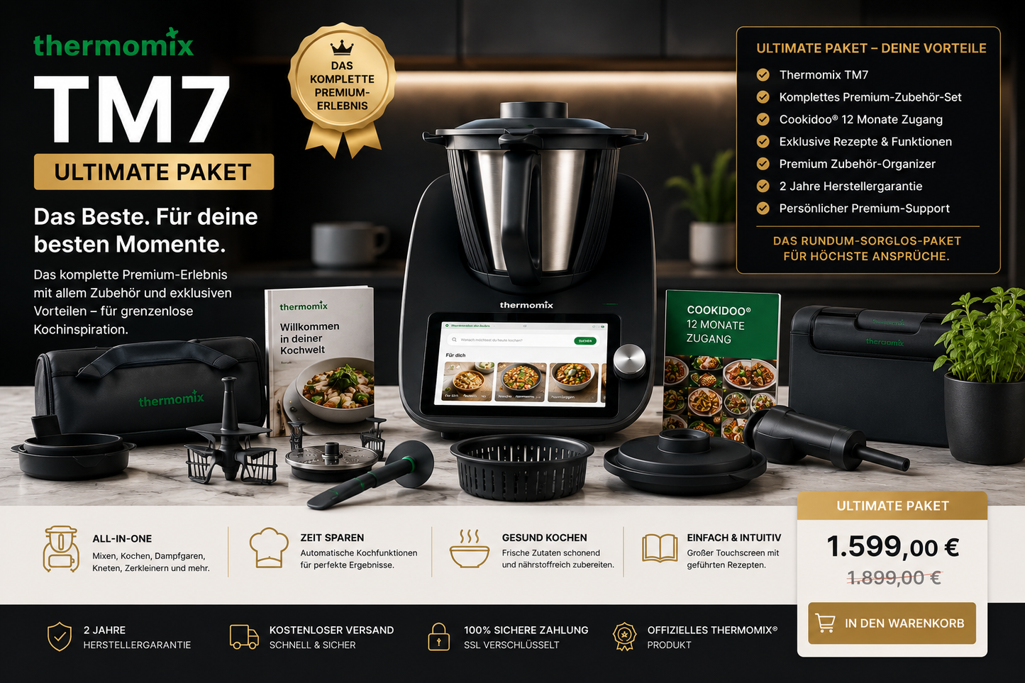 Vorwerk Thermomix TM7 – Premium Smart Kitchen System