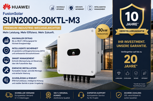 Huawei FusionSolar SUN2000 KTL-M3 – Premium Industrie-Wechselrichter