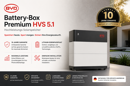 BYD Battery-Box Premium HVS – Hochleistungs Solarspeicher