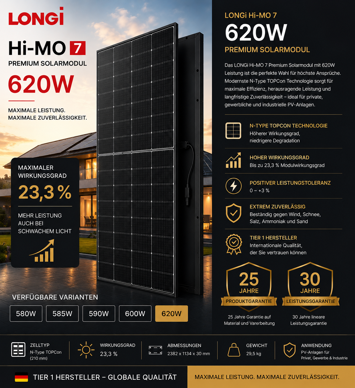 LONGi Hi-MO 7 Premium Solarmodul