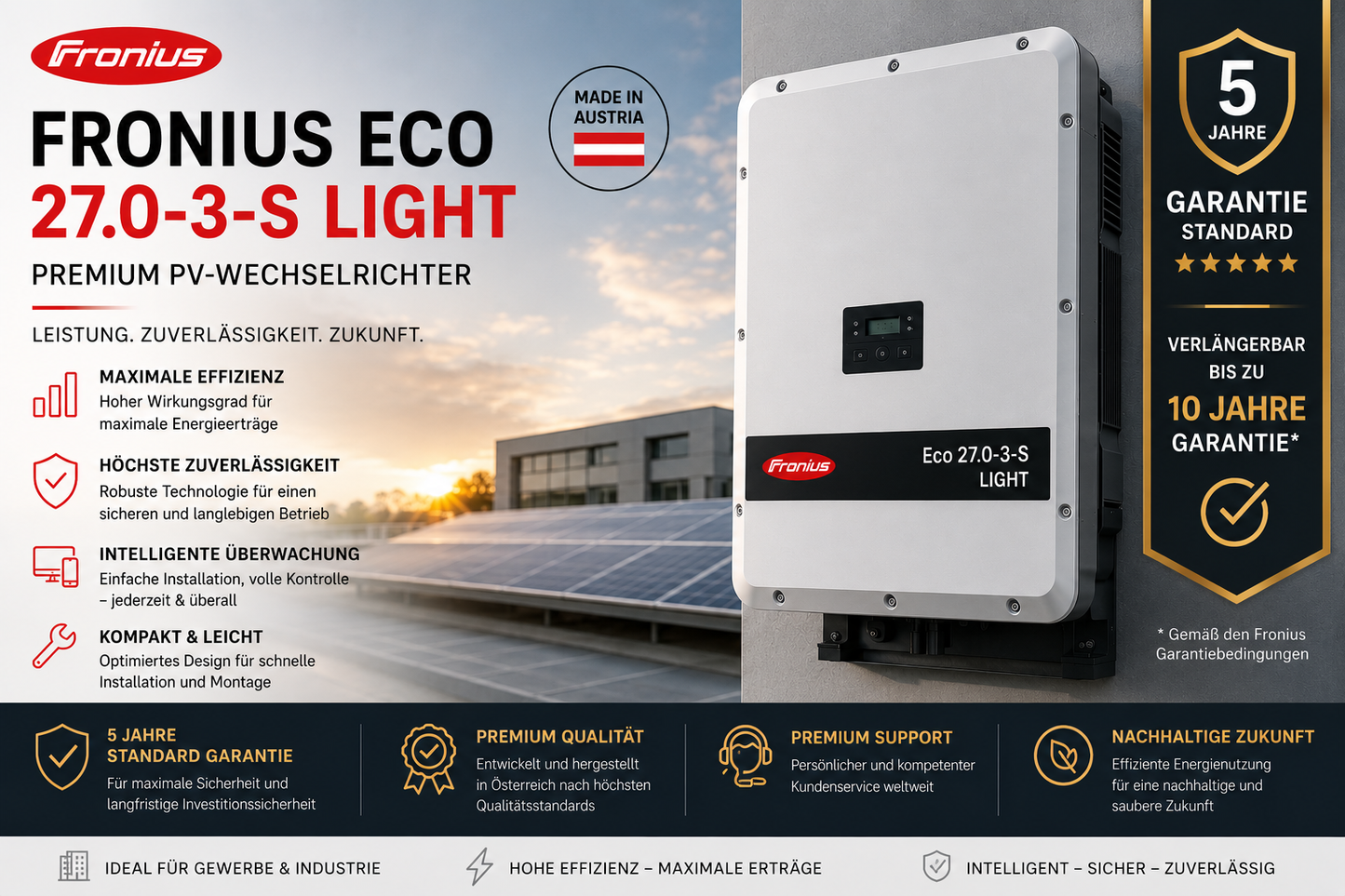 Fronius Eco – Premium PV-Wechselrichter