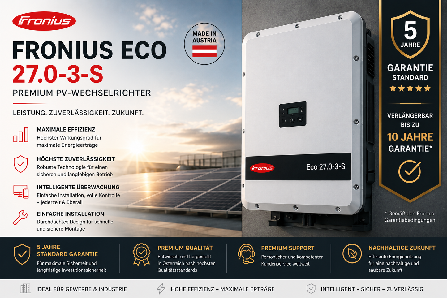 Fronius Eco – Premium PV-Wechselrichter