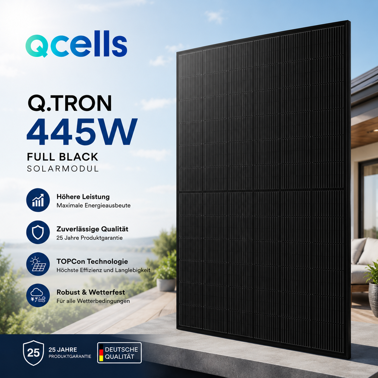 Qcells Q.TRON Full Black Solarmodul
