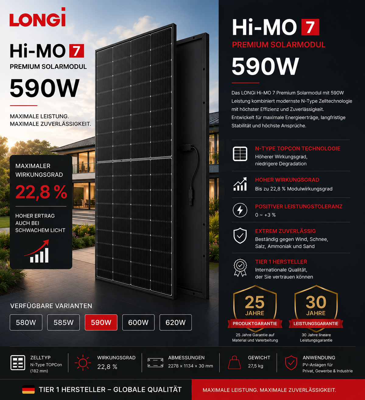 LONGi Hi-MO 7 Premium Solarmodul
