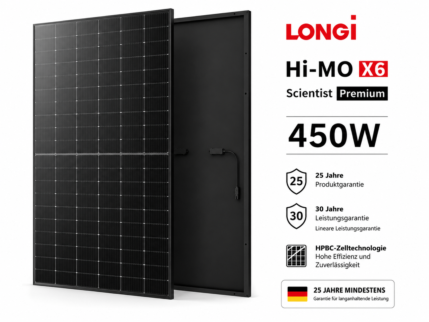 LONGi Hi-MO X6 Explorer Full Black Premium Solarmodul