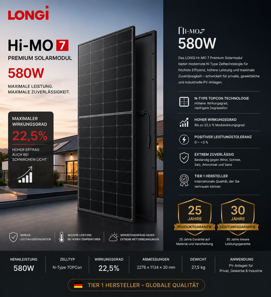 LONGi Hi-MO 7 Premium Solarmodul