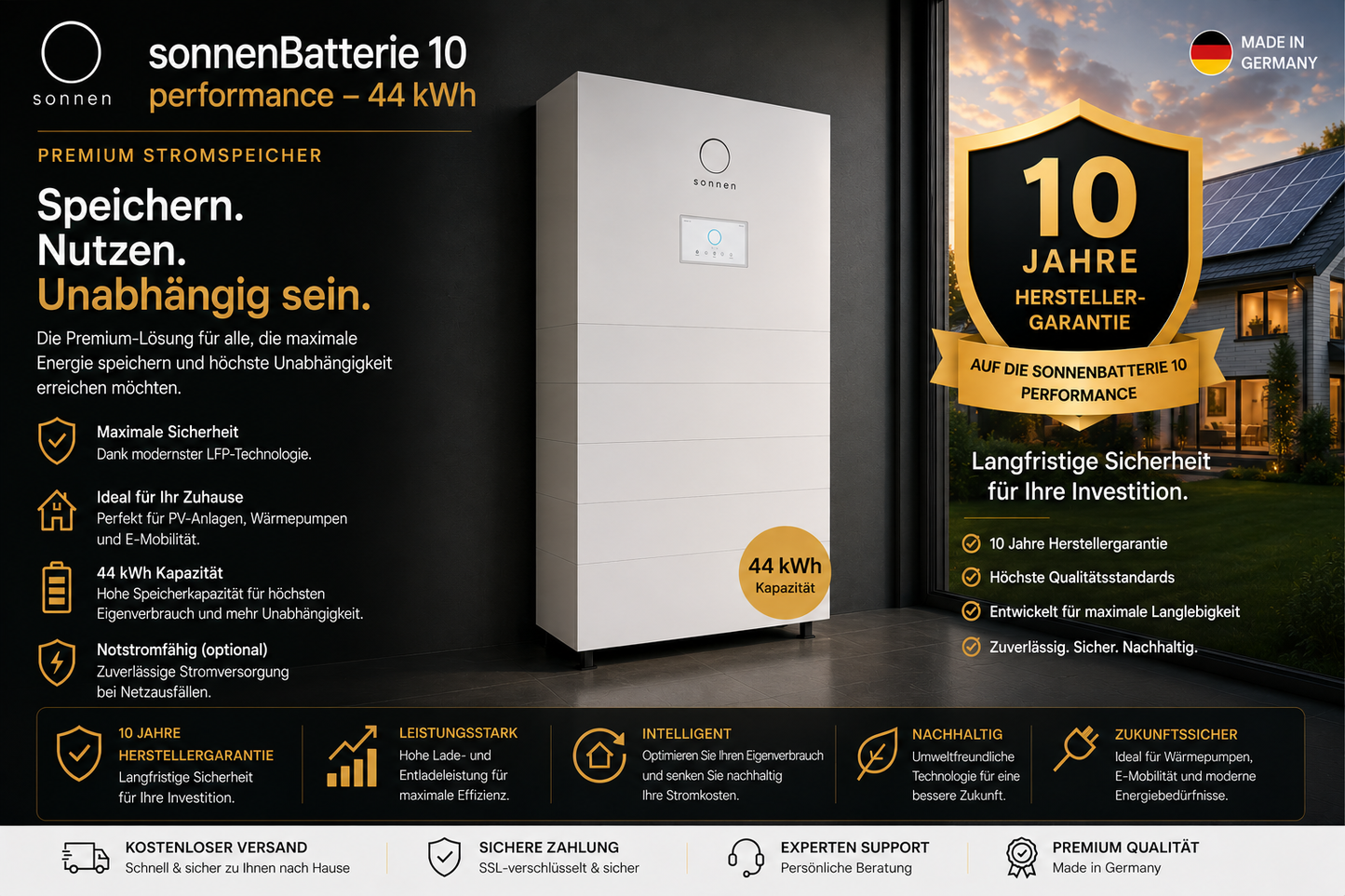 sonnenBatterie 10 performance & performance + – Premium Stromspeicher für maximale Energieunabhängigkeit