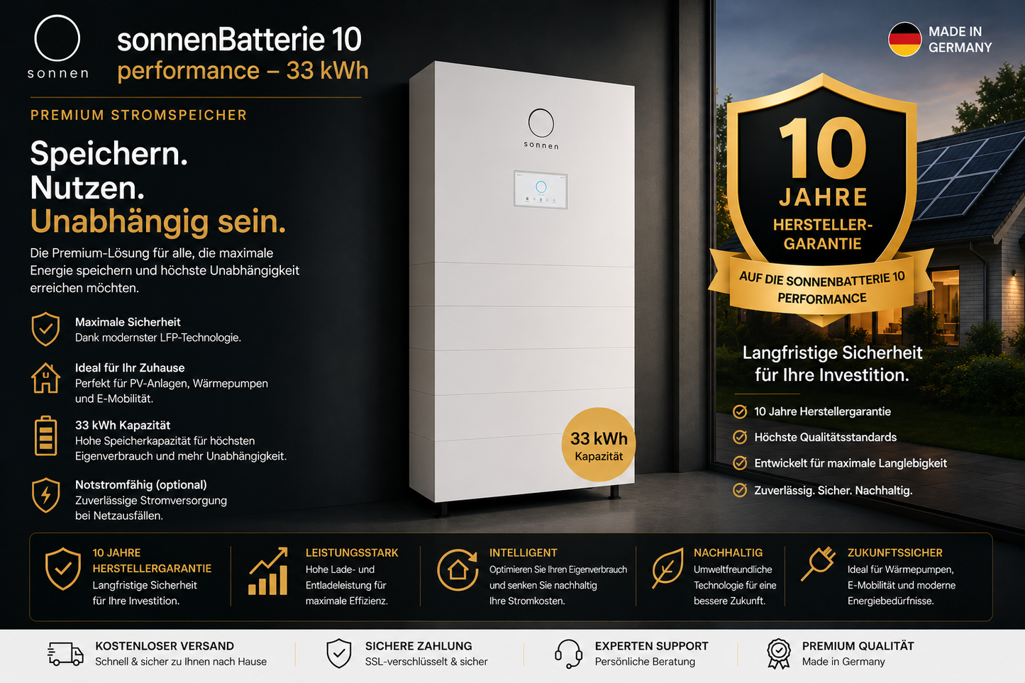 sonnenBatterie 10 performance & performance + – Premium Stromspeicher für maximale Energieunabhängigkeit