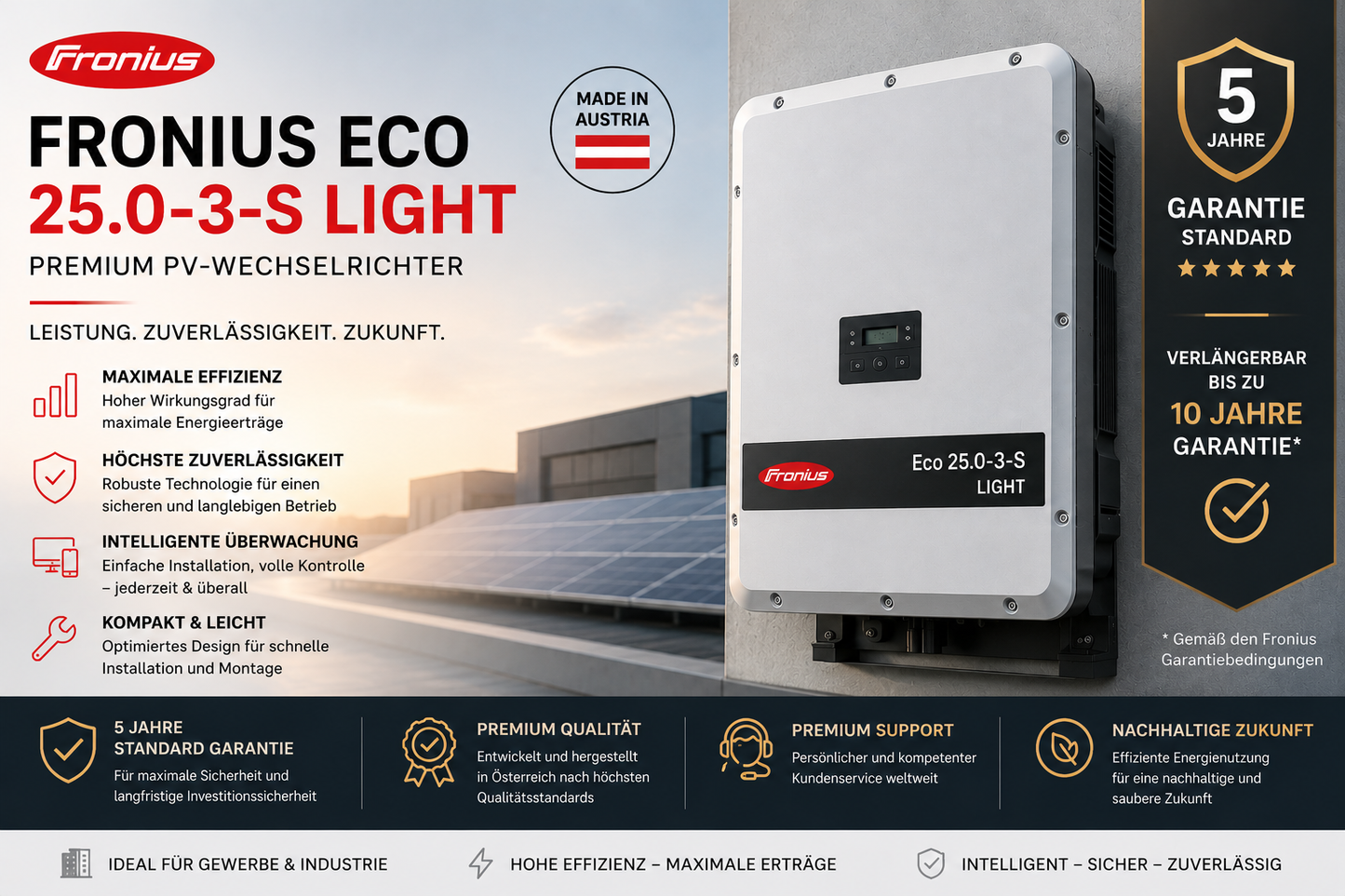 Fronius Eco – Premium PV-Wechselrichter