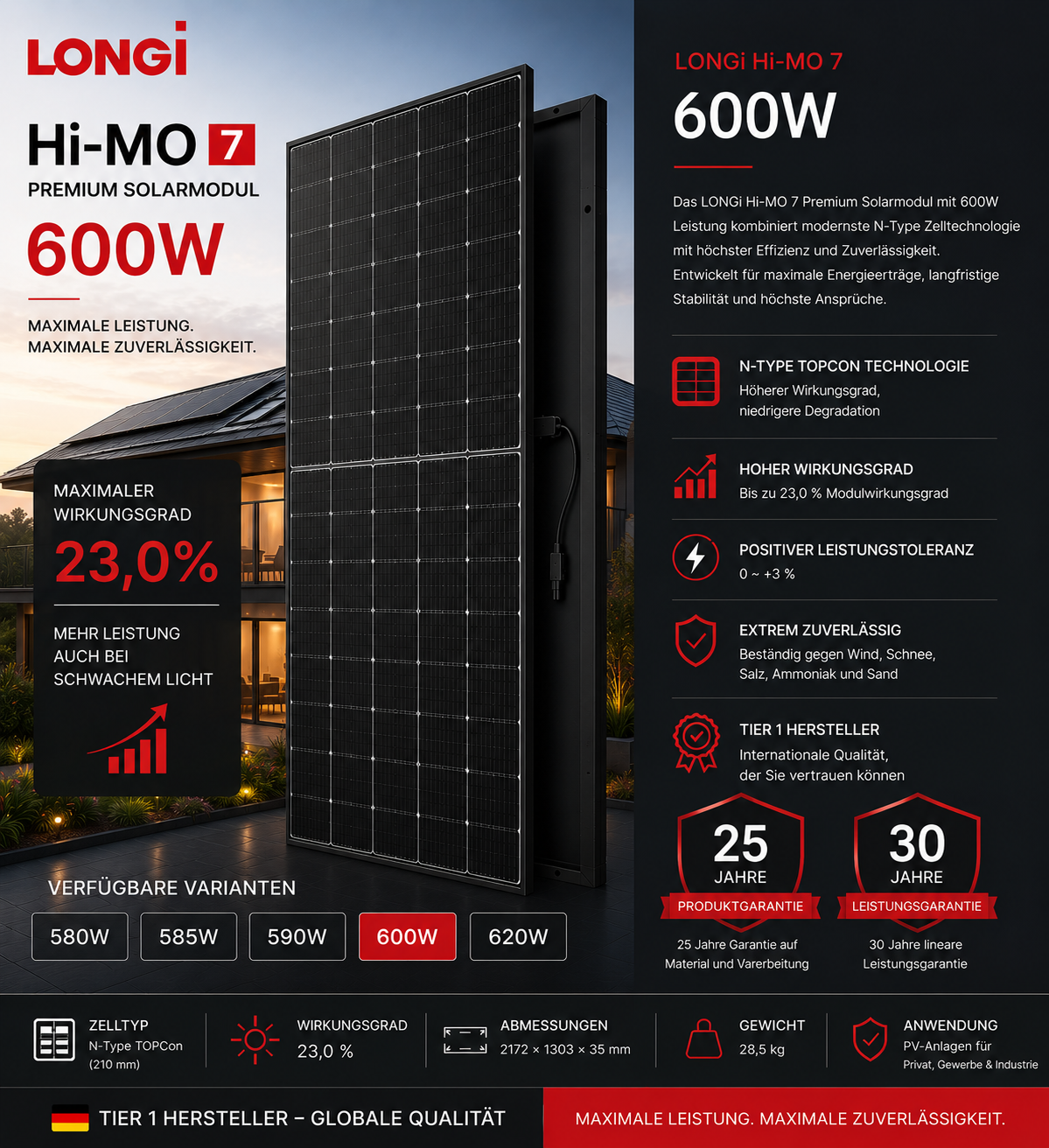 LONGi Hi-MO 7 Premium Solarmodul