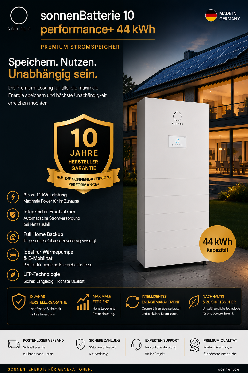 sonnenBatterie 10 performance & performance + – Premium Stromspeicher für maximale Energieunabhängigkeit