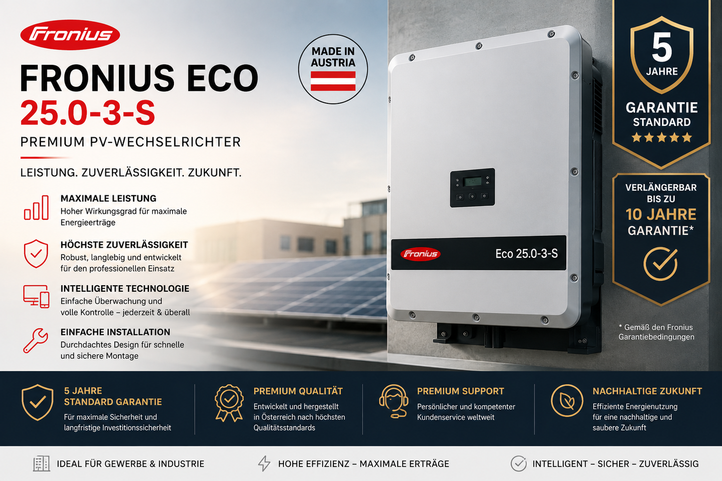 Fronius Eco – Premium PV-Wechselrichter